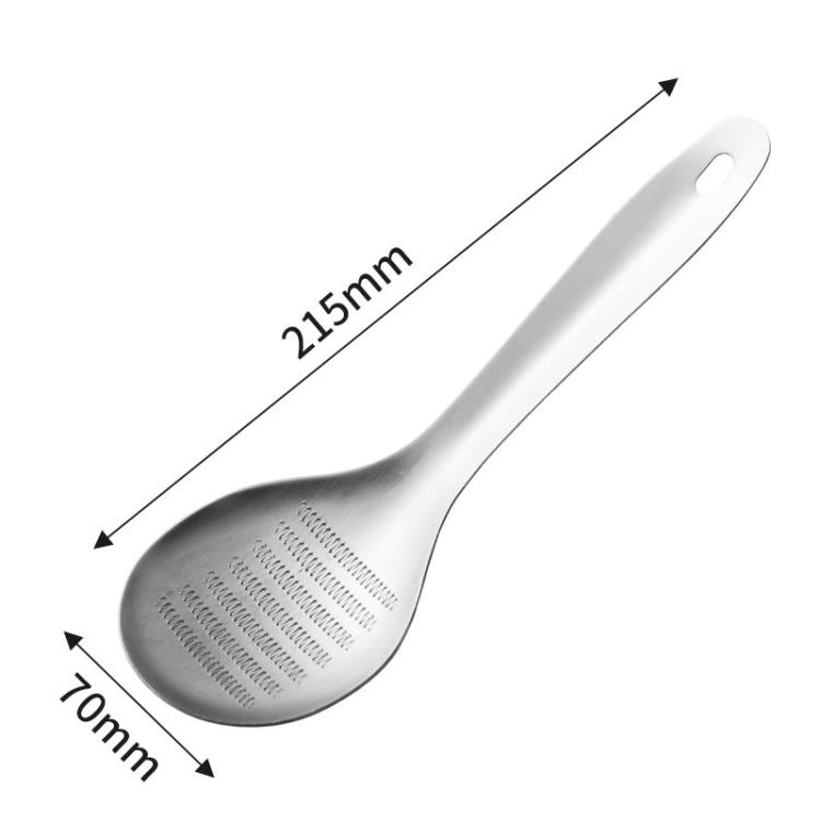 LsCook Tritatutto per zenzero e aglio, manuale per uso domestico, 430 Steel Large Spoon Grinder