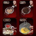 LsCook 304 Separatore di albumi a spirale in acciaio inossidabile, strumento per estrarre tuorli