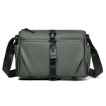 WEIXIER WD5628 Borsa a tracolla da uomo, grande capacità, marsupio con fibbia magnetica e fondo espandibile per treppiede