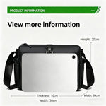 WEIXIER WD5628 Borsa a tracolla da uomo, grande capacità, marsupio con fibbia magnetica e fondo espandibile per treppiede