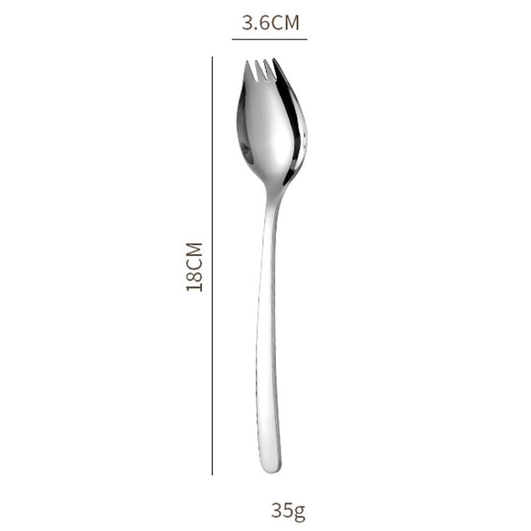 LsCook 304 Cucchiaio da insalata Forchetta Forchetta per pasta istantanea, Medium