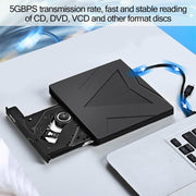 External DVD Drive USB 3.0 & Type-C Dual Interface Portable External Drive, Portable External Drive
