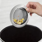LsCook Filtro per lavello in acciaio inox con bordo largo da 11,5 cm, strumento per filtrare i residui di cibo