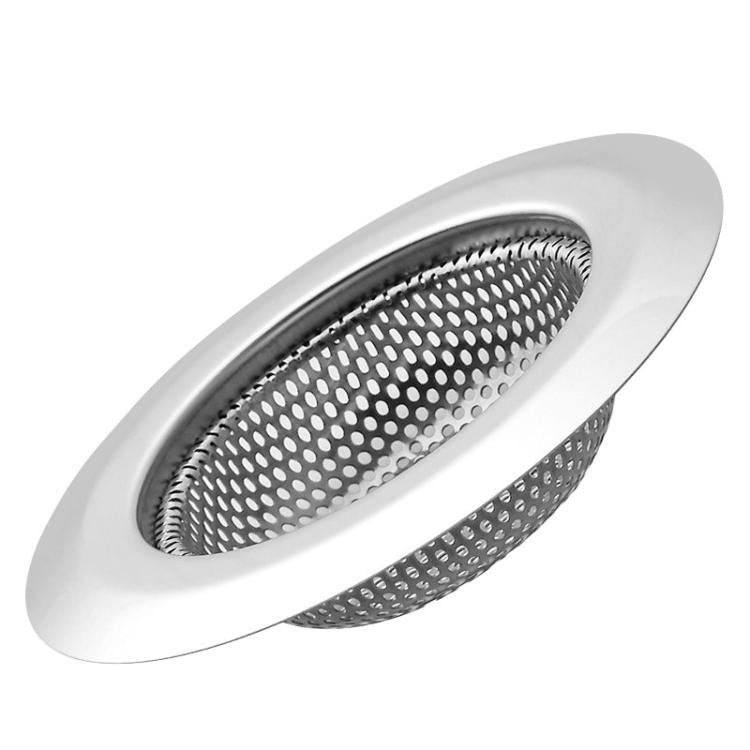 LsCook Filtro per lavello in acciaio inox con bordo largo da 11,5 cm, strumento per filtrare i residui di cibo