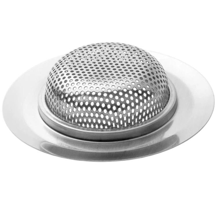 LsCook Filtro per lavello in acciaio inox con bordo largo da 11,5 cm, strumento per filtrare i residui di cibo
