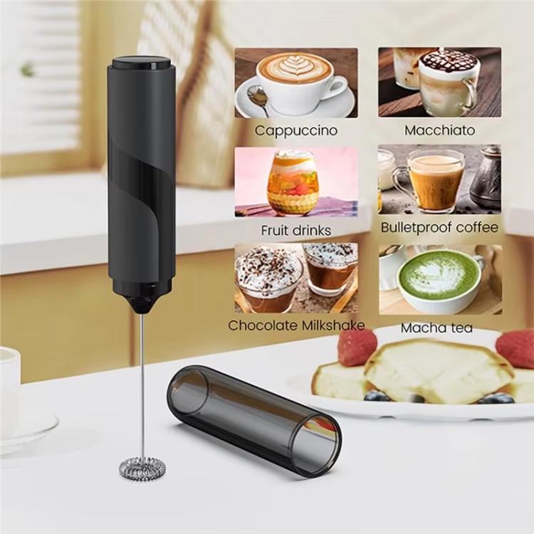Montalatte compatto per caffè LsCook, strumento per dolci fatti in casa, frusta elettrica portatile per il latte