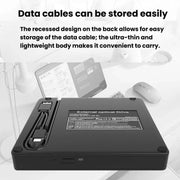External DVD CD Writer Drive USB 3.0 & Type-C Portable Optical Disc Drive, USB 3.0 & Type-C Drive