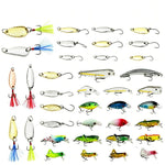 Kit di esche artificiali da pesca a cucchiaio, set di esche rigide in metallo con ami singoli e tripli, piume, PROBEROS 9 In 1, PROBEROS 10 In 1, PROBEROS 16 In 1, PROBEROS 17 In 1, PROBEROS 19 In 1, PROBEROS 38 In 1 A, PROBEROS 38 In 1 B              ...