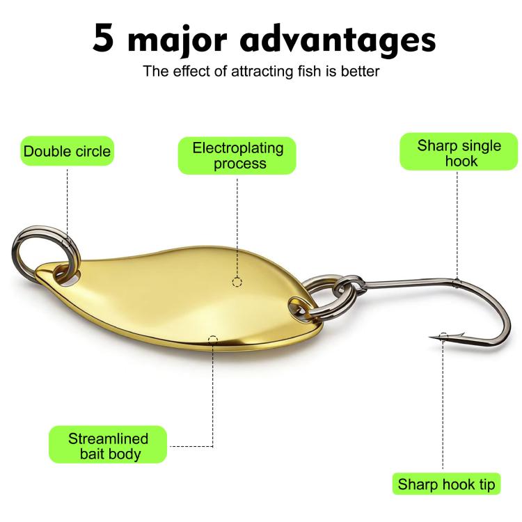 Kit di esche artificiali da pesca a cucchiaio, set di esche rigide in metallo con ami singoli e tripli, piume, PROBEROS 9 In 1, PROBEROS 10 In 1, PROBEROS 16 In 1, PROBEROS 17 In 1, PROBEROS 19 In 1, PROBEROS 38 In 1 A, PROBEROS 38 In 1 B              ...