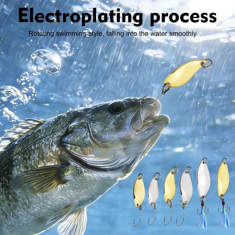 Kit di esche artificiali da pesca a cucchiaio, set di esche rigide in metallo con ami singoli e tripli, piume, PROBEROS 9 In 1, PROBEROS 10 In 1, PROBEROS 16 In 1, PROBEROS 17 In 1, PROBEROS 19 In 1, PROBEROS 38 In 1 A, PROBEROS 38 In 1 B              ...