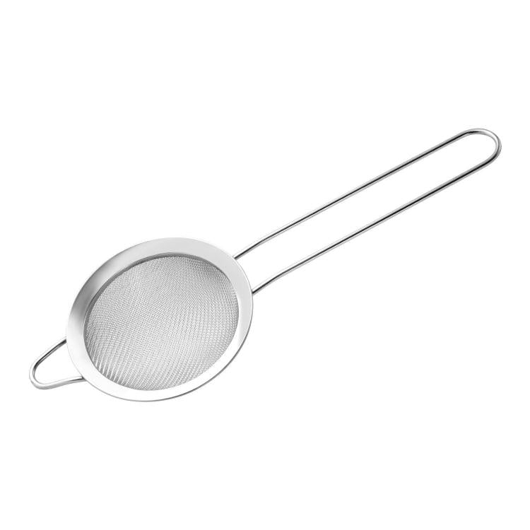 Setaccio per succhi di latte in acciaio inox 304, setaccio per farina da cucina a maglia ultrafine., Round Base