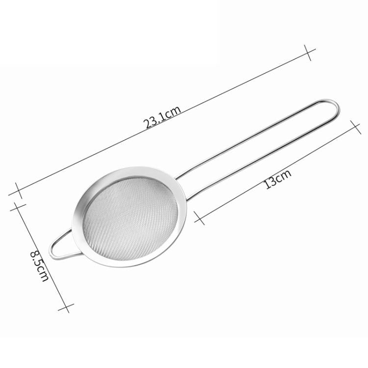 Setaccio per succhi di latte in acciaio inox 304, setaccio per farina da cucina a maglia ultrafine., Round Base