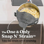 LsCook Scolapasta in silicone a bocca larga