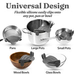 LsCook Scolapasta in silicone a bocca larga