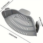 LsCook Scolapasta in silicone a bocca larga