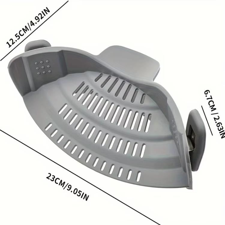 LsCook Scolapasta in silicone a bocca larga