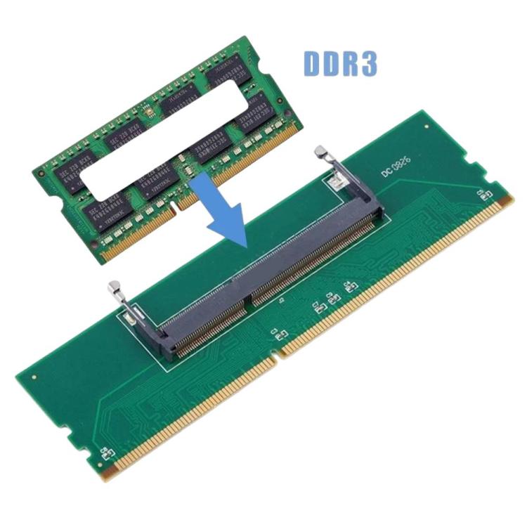 Laptop To Desktop DDR3 RAM Adapter Card DDR3 Memory RAM Test Card, DDR3
