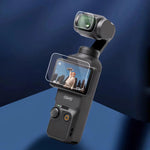 Set di pellicole protettive per schermo DJI Pocket 4: vetro temperato con durezza 9H, pellicola protettiva per obiettivo.