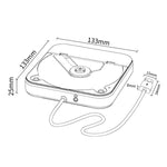 Lettore CD esterno USB per auto compatibile CD 12 cm