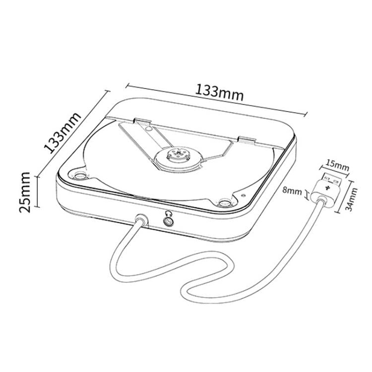 Lettore CD esterno USB per auto compatibile CD 12 cm