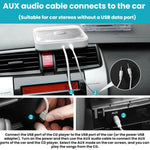 Lettore CD esterno USB per auto compatibile CD 12 cm