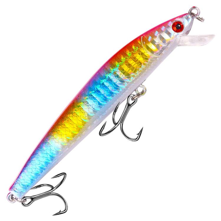 HENGJIA MI178 Esca artificiale a forma di minnow, stile drop-shot, micro-esca affondante per pesci predatori d'acqua dolce