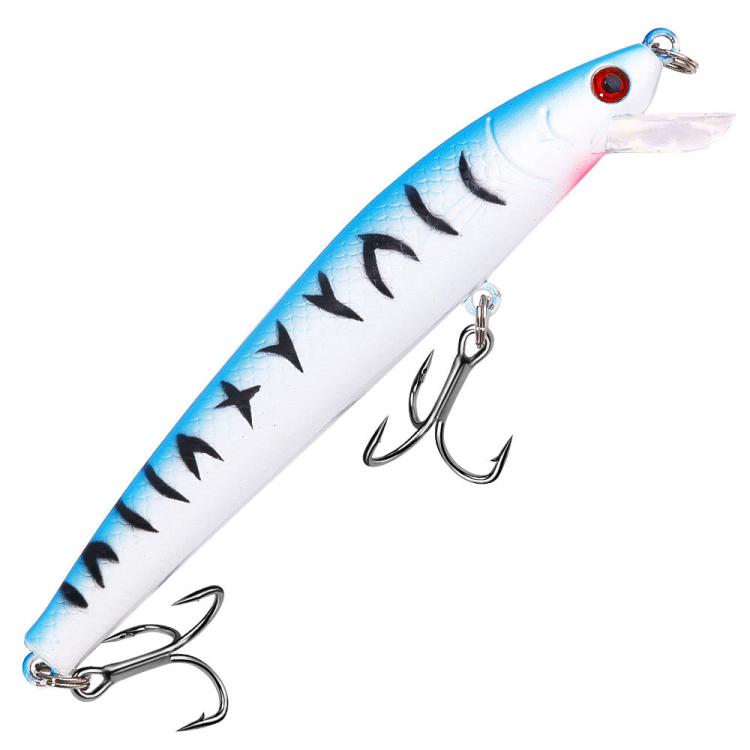 HENGJIA MI178 Esca artificiale a forma di minnow, stile drop-shot, micro-esca affondante per pesci predatori d'acqua dolce