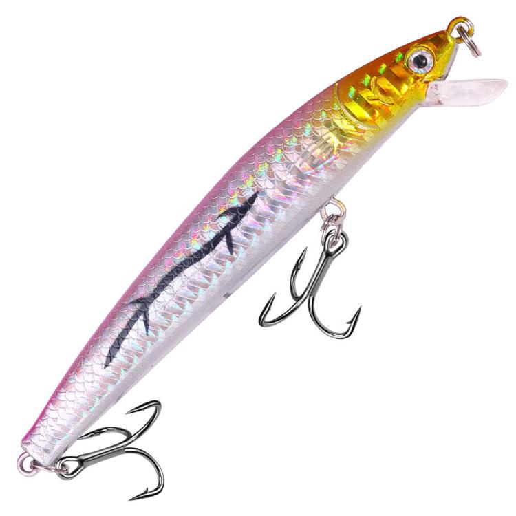 HENGJIA MI178 Esca artificiale a forma di minnow, stile drop-shot, micro-esca affondante per pesci predatori d'acqua dolce