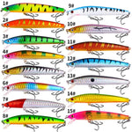 HENGJIA MI178 Esca artificiale a forma di minnow, stile drop-shot, micro-esca affondante per pesci predatori d'acqua dolce