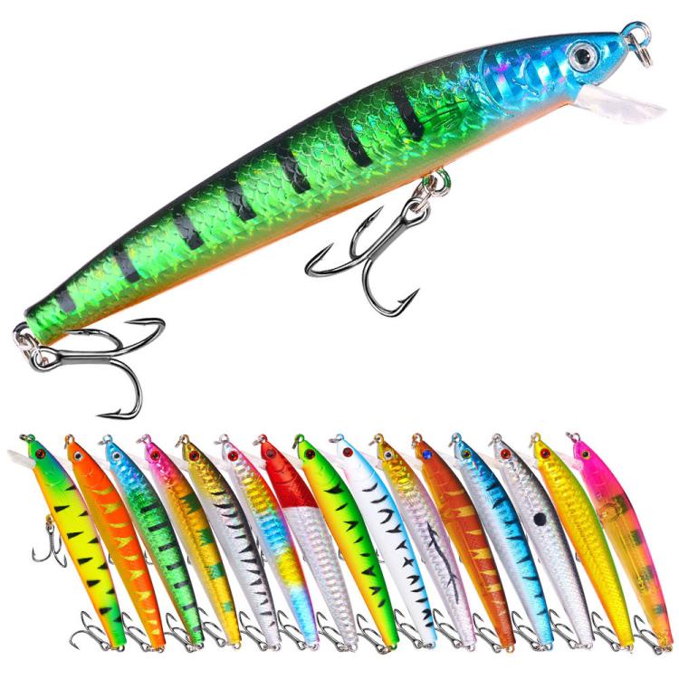 HENGJIA MI178 Esca artificiale a forma di minnow, stile drop-shot, micro-esca affondante per pesci predatori d'acqua dolce