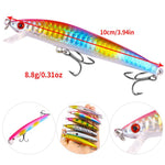 HENGJIA MI178 Esca artificiale a forma di minnow, stile drop-shot, micro-esca affondante per pesci predatori d'acqua dolce