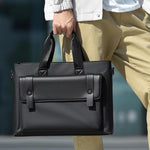 WEIXIER Borsa da lavoro/borsa per laptop da 14 pollici impermeabile, borsa a tracolla casual con tracolla per bagagliaio