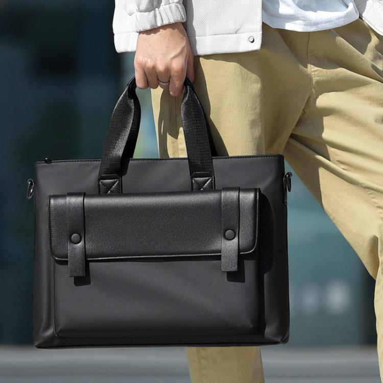 WEIXIER Borsa da lavoro/borsa per laptop da 14 pollici impermeabile, borsa a tracolla casual con tracolla per bagagliaio