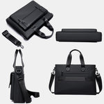WEIXIER Borsa da lavoro/borsa per laptop da 14 pollici impermeabile, borsa a tracolla casual con tracolla per bagagliaio