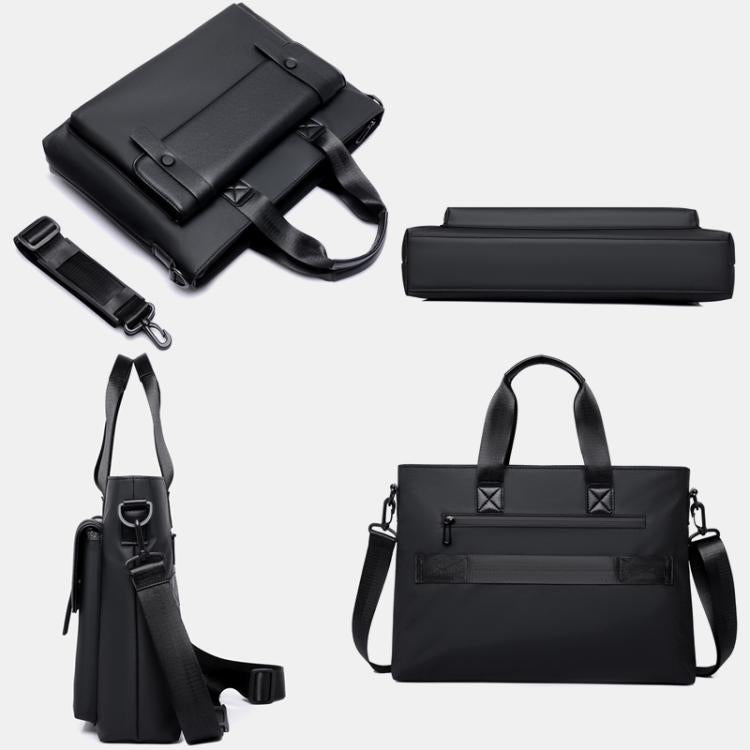 WEIXIER Borsa da lavoro/borsa per laptop da 14 pollici impermeabile, borsa a tracolla casual con tracolla per bagagliaio