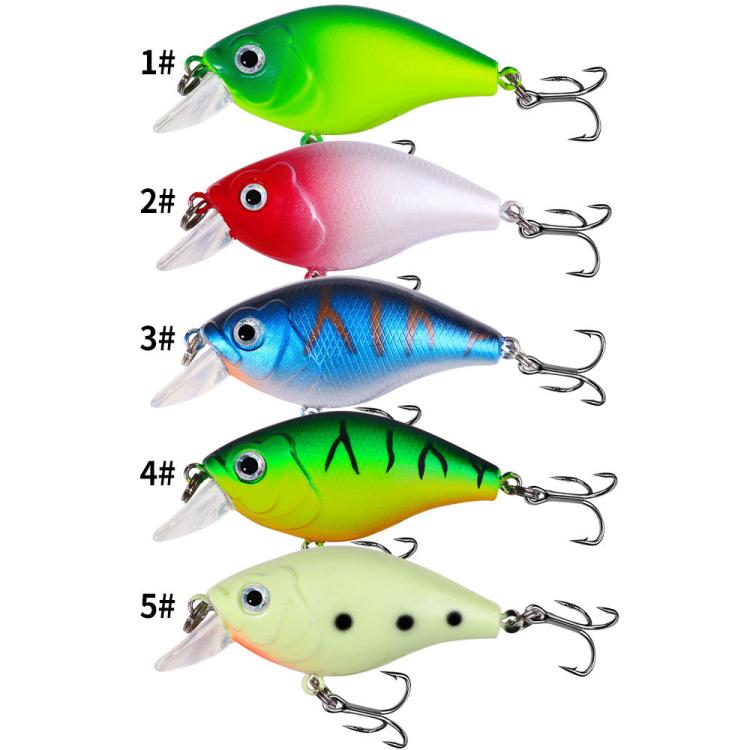 HENGJIA Esca artificiale da pesca a lungo raggio con crankbait per immersioni profonde e lancio lungo., 6cm 6.9g