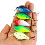HENGJIA Esca artificiale da pesca a lungo raggio con crankbait per immersioni profonde e lancio lungo., 6cm 6.9g