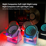Altoparlante a induzione wireless con supporto per telefono, altoparlante Bluetooth multifunzione da scrivania con luce notturna
