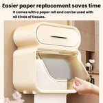 Porta fazzoletti da bagno impermeabile, a parete, senza forature, per bagno e toilette, Small White, Large White, Small White Gold, Large White Gold, Small Green, Large Green, Small Green Gold, Large Green Gold