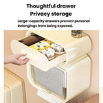 Porta fazzoletti da bagno impermeabile, a parete, senza forature, per bagno e toilette, Small White, Large White, Small White Gold, Large White Gold, Small Green, Large Green, Small Green Gold, Large Green Gold