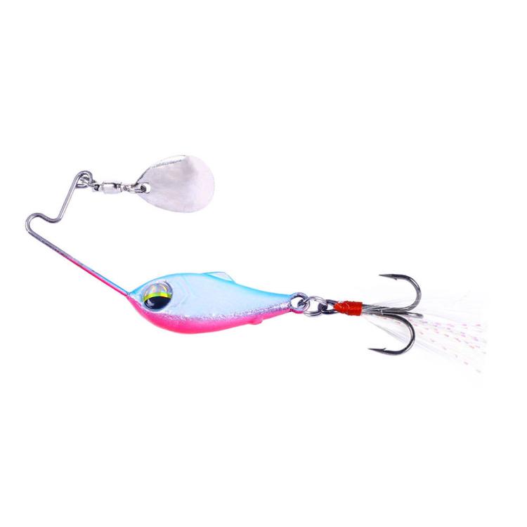 Esca metallica vibrante spinnerbait, HENGJIA VIB053 6cm 10g, HENGJIA VIB054 6cm 15g, HENGJIA VIB055 6cm 20g