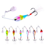 Esca metallica vibrante spinnerbait, HENGJIA VIB053 6cm 10g, HENGJIA VIB054 6cm 15g, HENGJIA VIB055 6cm 20g
