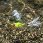 Esca metallica vibrante spinnerbait, HENGJIA VIB053 6cm 10g, HENGJIA VIB054 6cm 15g, HENGJIA VIB055 6cm 20g