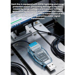 Modulo DTECH da USB a porta seriale RS485 con pulsante, MS3020 Chip IOT5086SA, RS232/485 MS3020 Chip IOT5087S, RS232/485 FTDI Chip IOT5091, Isolated IOT5092, FTDI Chip IOT5094, TTL Pin-Type FTDI Chip IOT5093
