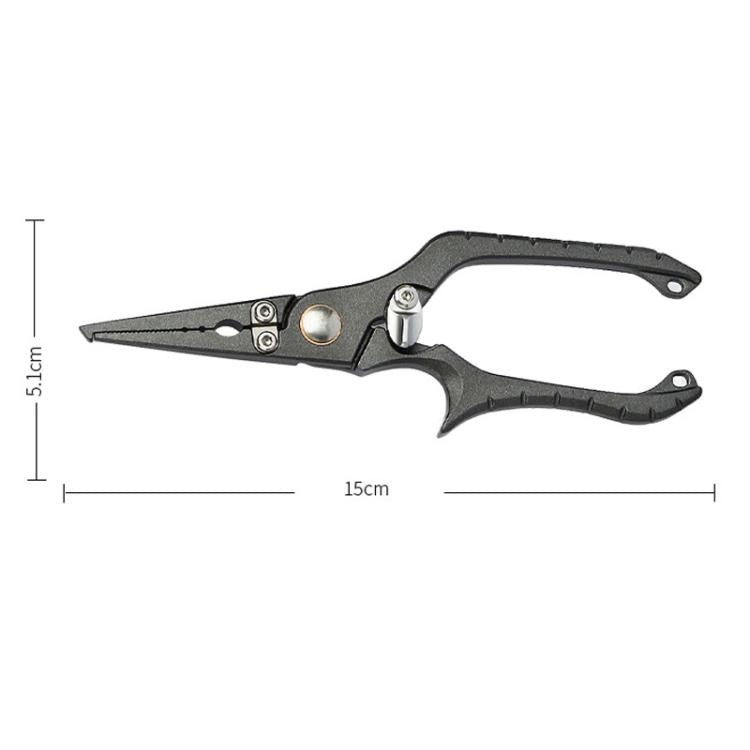 Pinza per esche in acciaio inossidabile, pinza multifunzione per la pesca con estrattore di ami, Solid Handle