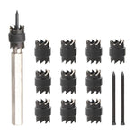 Punta da trapano per saldatura a punti in acciaio rapido con gambo esagonale, punta da trapano per riparazione di punti di ancoraggio, 13pcs / set