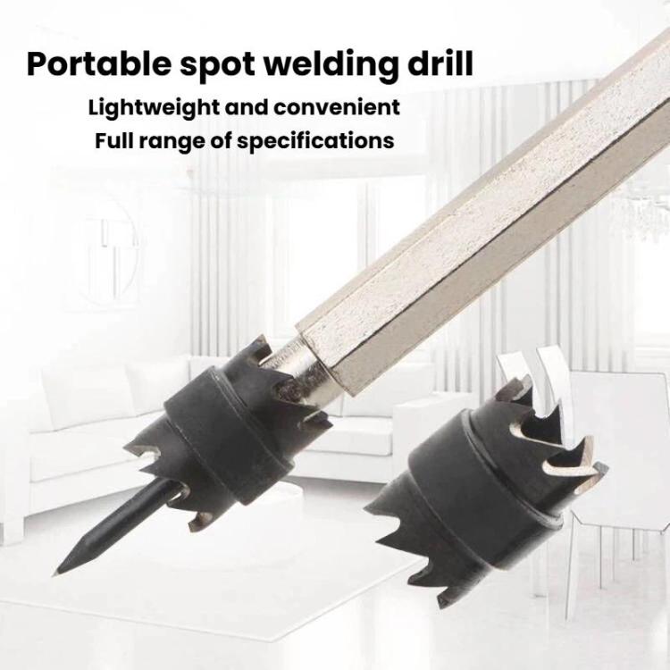 Punta da trapano per saldatura a punti in acciaio rapido con gambo esagonale, punta da trapano per riparazione di punti di ancoraggio, 13pcs / set