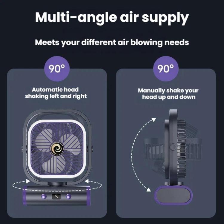 Mini ventilatore da tavolo silenzioso con porta USB