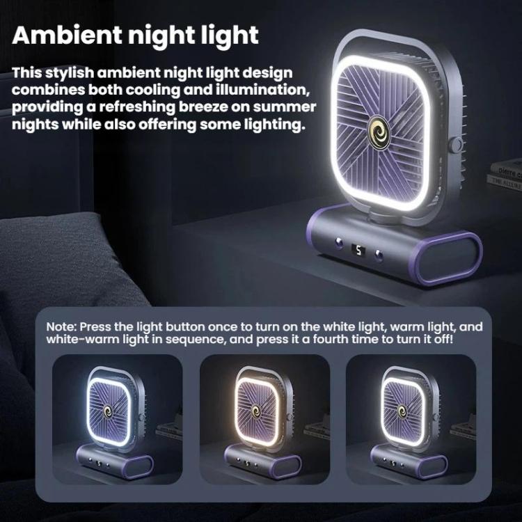 Mini ventilatore da tavolo silenzioso con porta USB