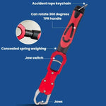 Gaff da pesca con scala, pinza multifunzionale per esche.